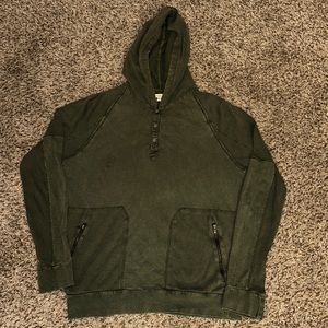 “Calvin Klein Jeans” Army Green Button Up Sweater